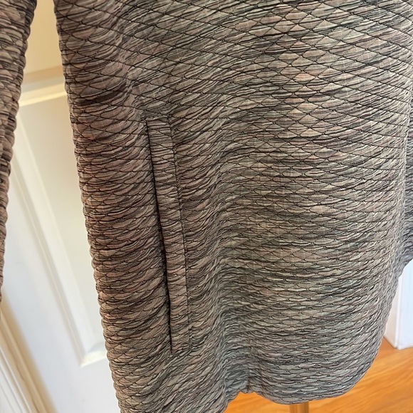 Talbots blazer jacket, gray weave pattern, women’s 2XL - Picture 2 of 4